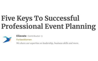 Amy Adams Featured in Forbes – Five Keys To Successful Professional Event Planning