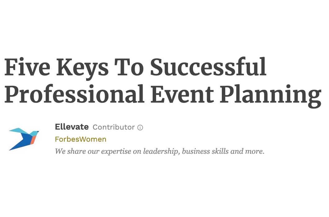 AJA Marketing Article Headline: Five Keys To Successful Professional Event Planning
